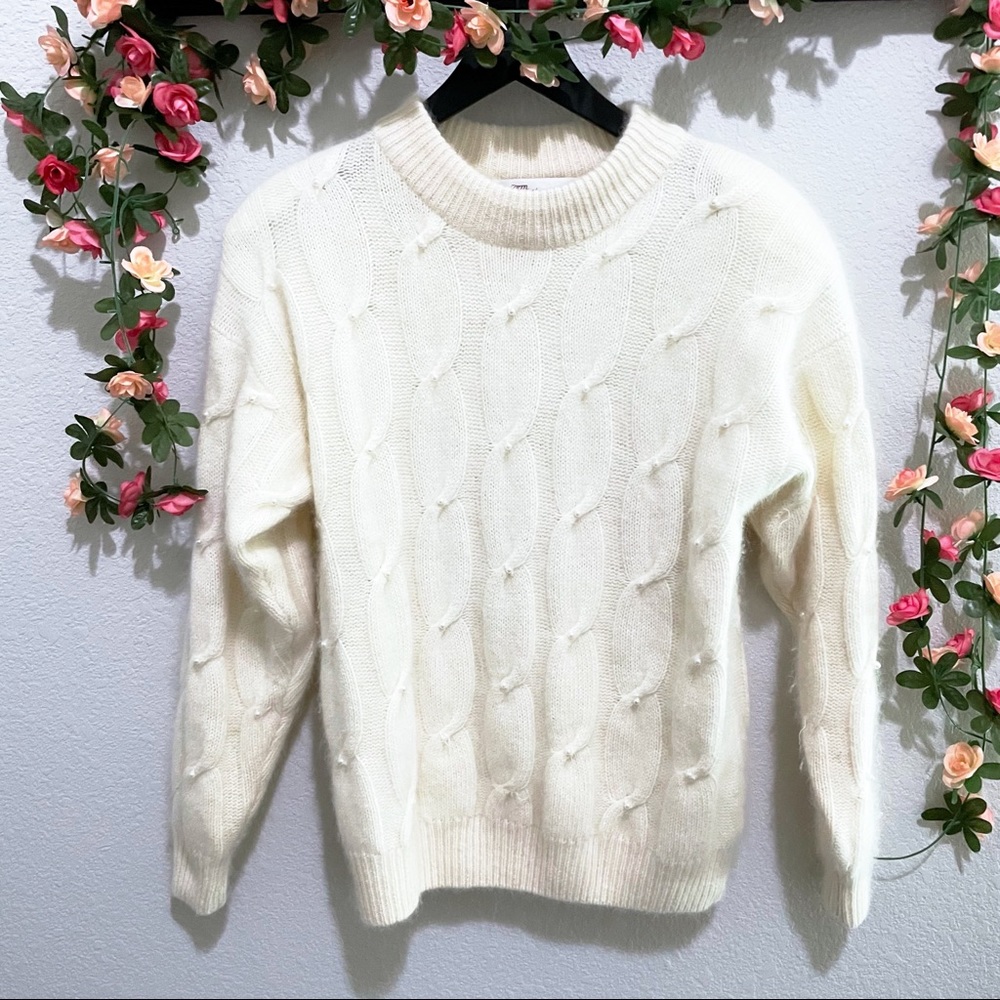 Norm Thompson Vintage Lambswool Sweater size small